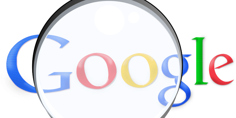 Beitragsbild Google Logo Lupe, noindex wird ab 1. September eingestellt